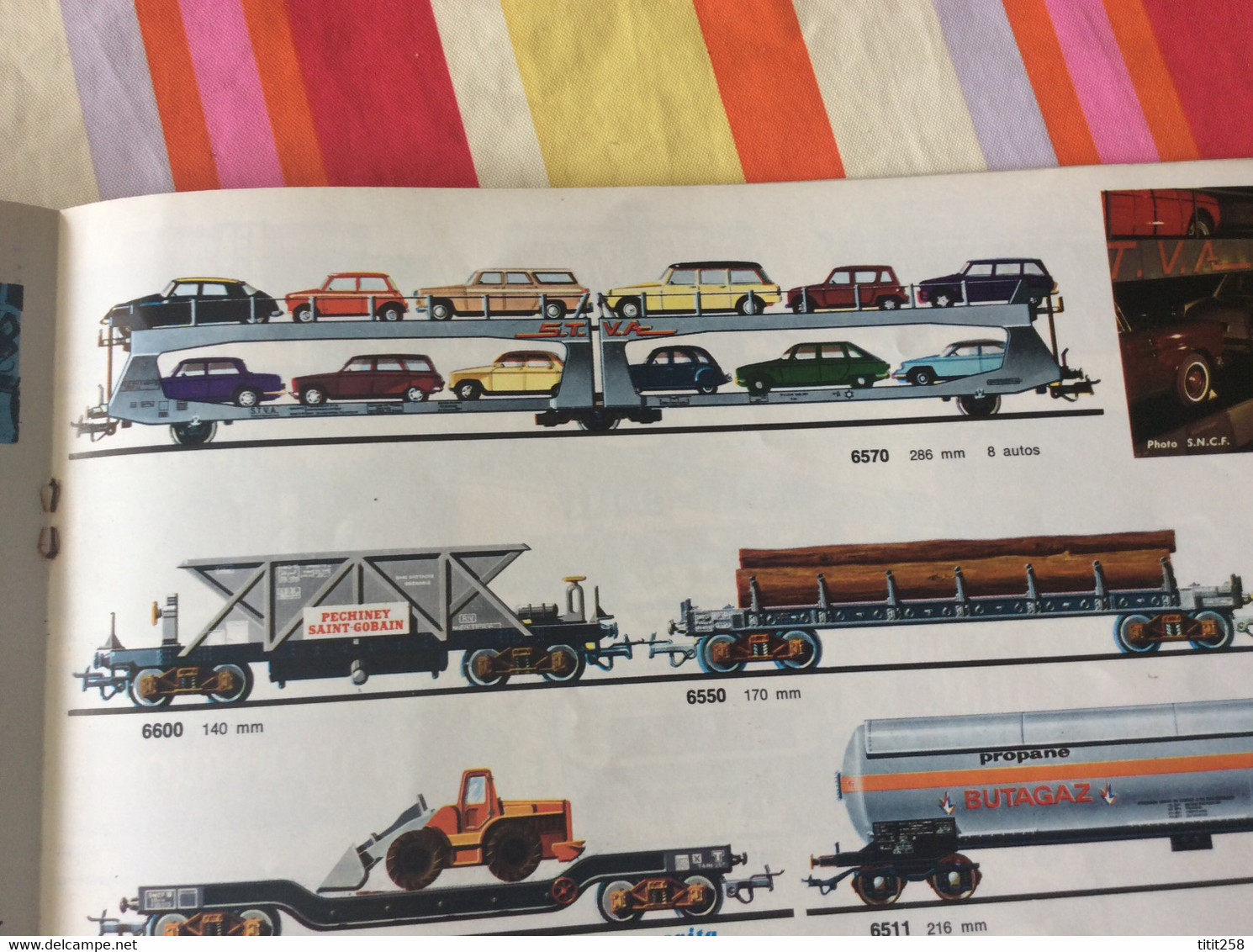 Catalogue Trains Circuit Automobiles  Jouef 1970 / 71 . Verdeun Bordeaux 33 Gironde