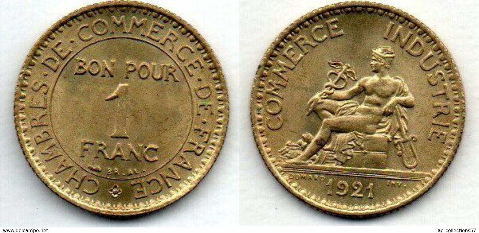 1 Franc 1921 SPL - Otros & Sin Clasificación