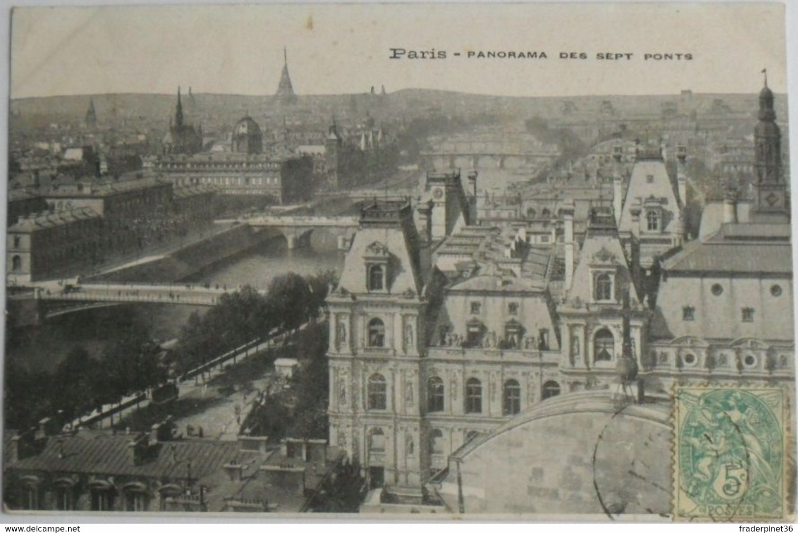 Cartes Postales  PARIS  Panorama Des Sept Ponts - Paris Airports