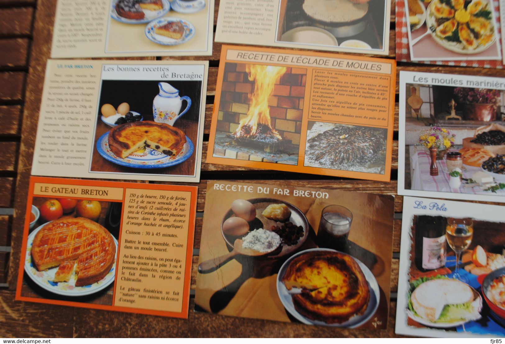 LOT DE 15 CARTES THEMES LES RECETTES - Recettes (cuisine)