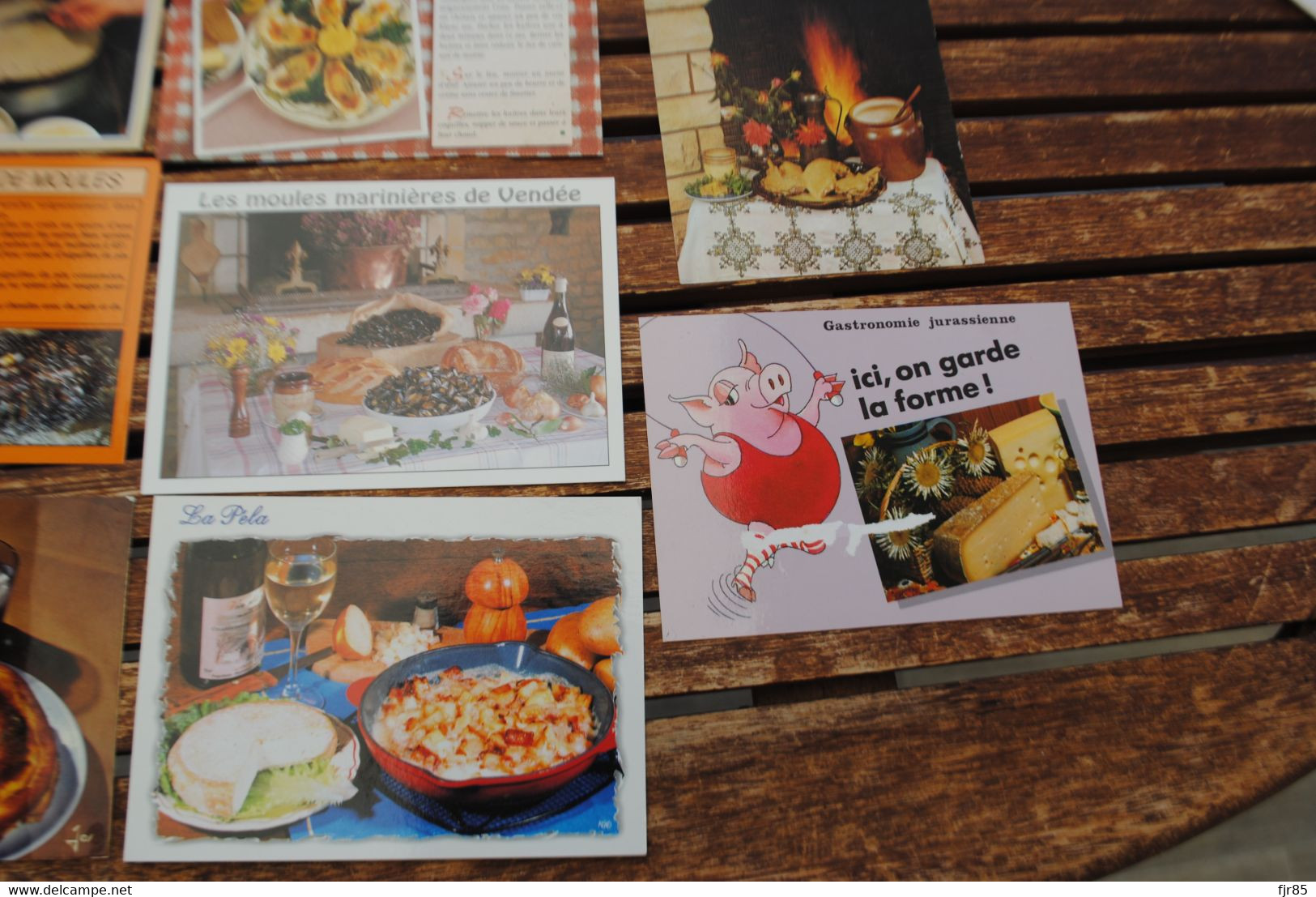 LOT DE 15 CARTES THEMES LES RECETTES - Recettes (cuisine)