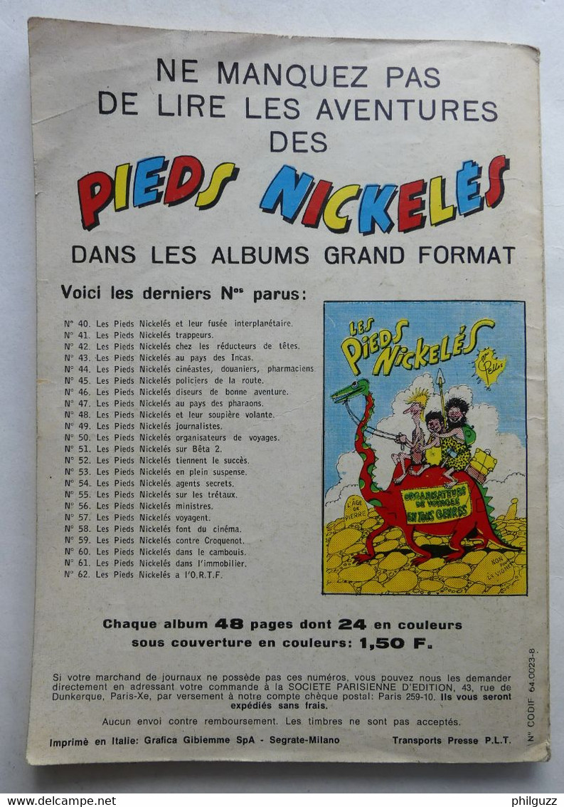 BD Poche  PETIT FORMAT SPE N° 1 LES PIEDS NICKELES SE DEBROUILLENT 1968 - Pieds Nickelés, Les