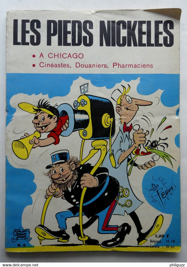 BD PETIT FORMAT N° 8 LES PIEDS NICKELES A CHICAGO 1967 - Pieds Nickelés, Les