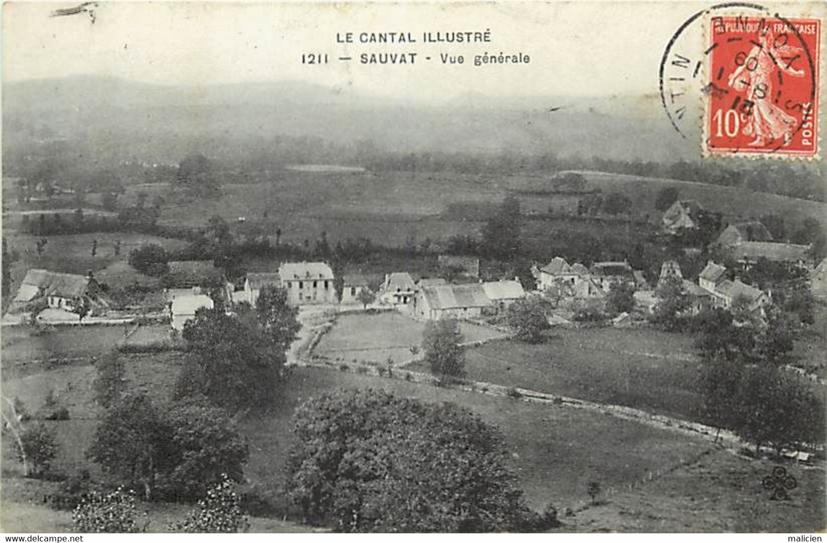 - Cantal -ref-A693- Sauvat - Vue Generale - - Andere & Zonder Classificatie