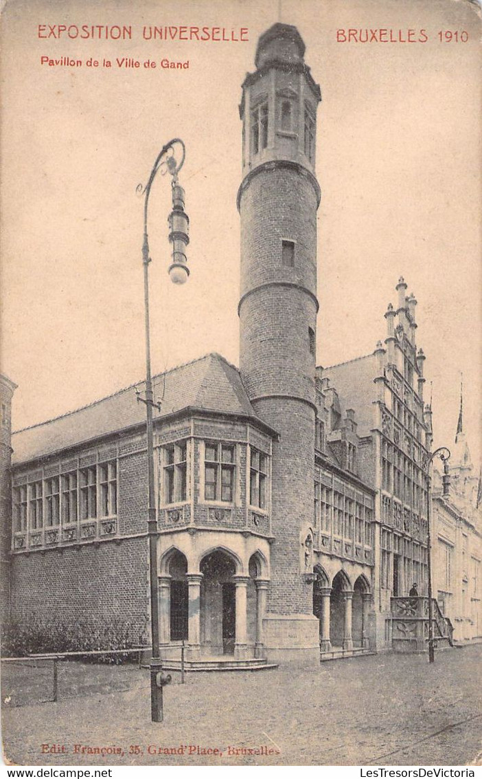 CPA Exposition Universelle - Bruxelles 1910 - Pavillon De La Ville De Gand - Gent