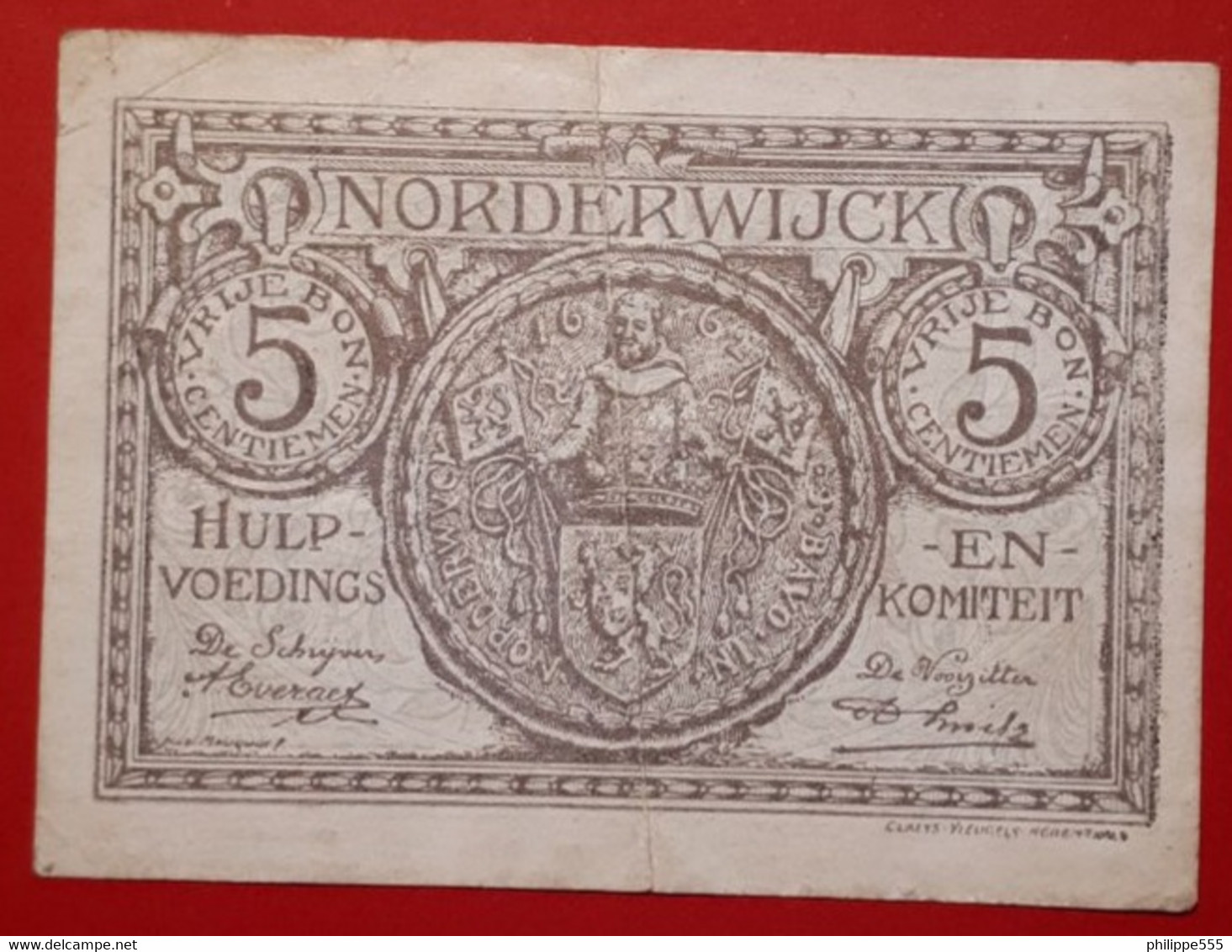Noodgeld 5 Cent. Norderwijck - Otros & Sin Clasificación