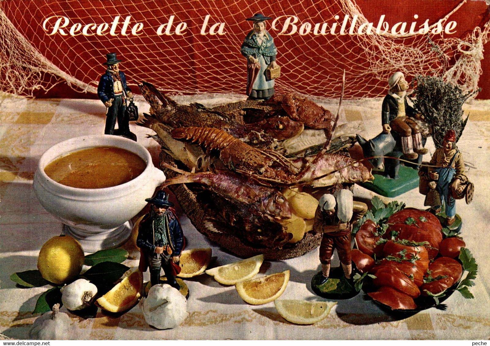 N°94151 -cpsm Recette De La Bouillabaisse - Recettes (cuisine)