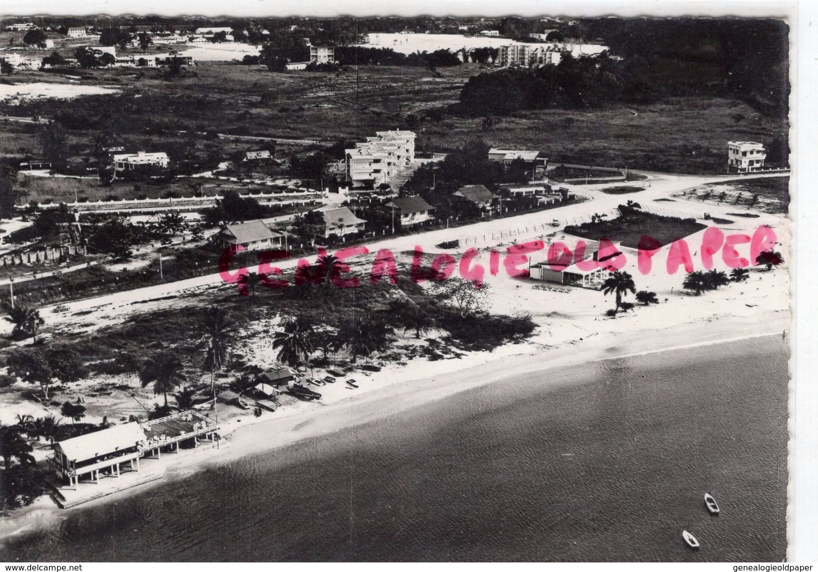 AFRIQUE -CONGO POINTE NOIRE - STATION BALNEAIRE ET CLUB NAUTIQUE - 1958 - Pointe-Noire