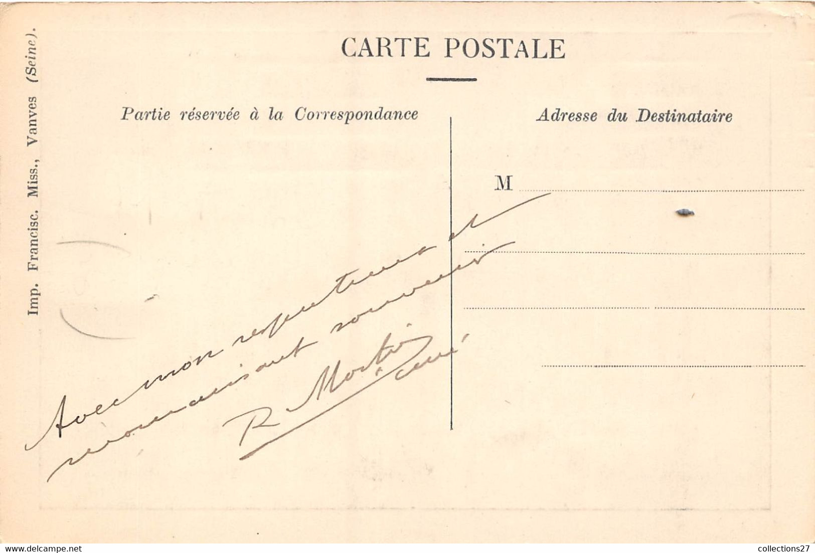 92-VANVES- EGLISE PAROUSSIALE ST-FRANCOIS D'ASSISE- 3 CLOCHES BENITES PAR S.E CARDINAL DUBOIS ARCHEVEQUE DE PARIS 1924 - Vanves
