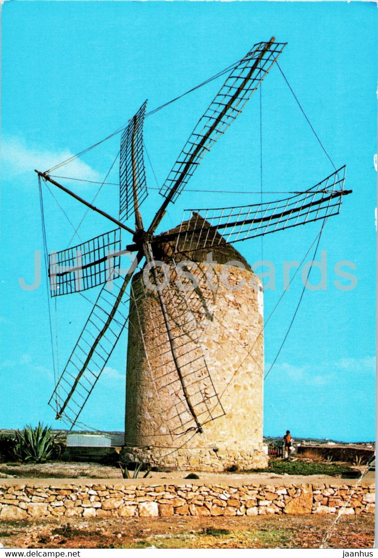 Formentera - Windmill - 1974 - Spain - Used - Formentera