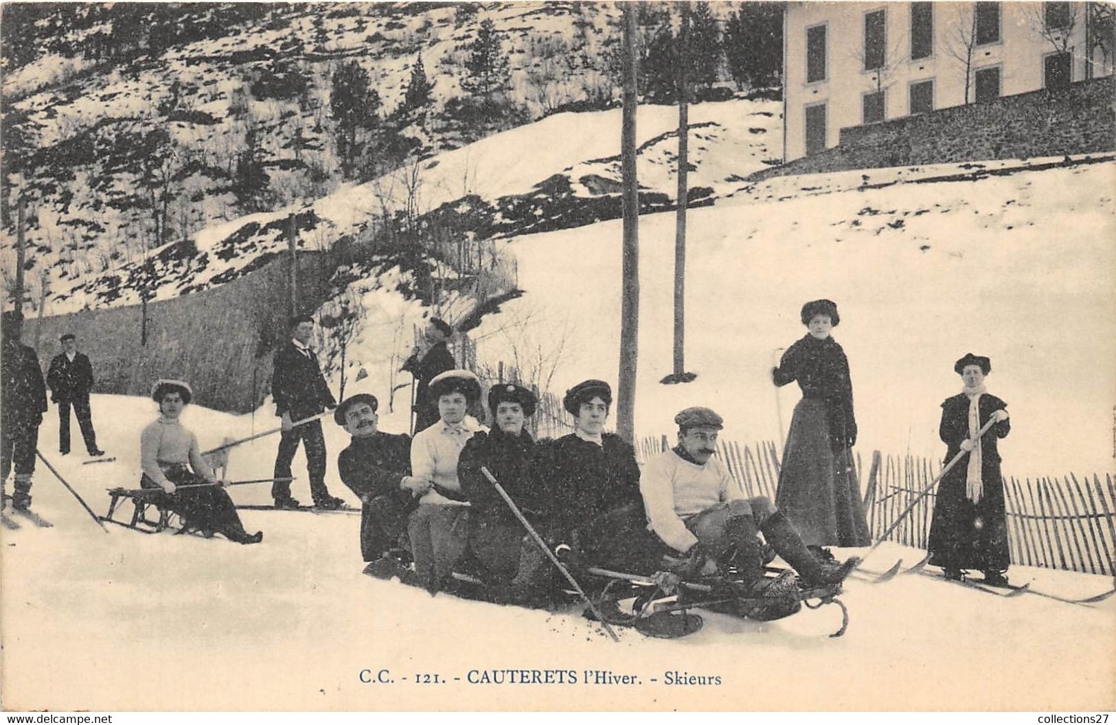 65-CAUTERETS- L'HIVER - SKIEURS - Cauterets