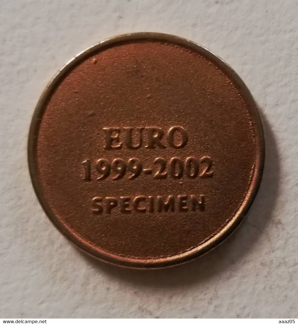 BELGIQUE Jeton EURO SPECIMEN 1999-2002 - Non Classificati