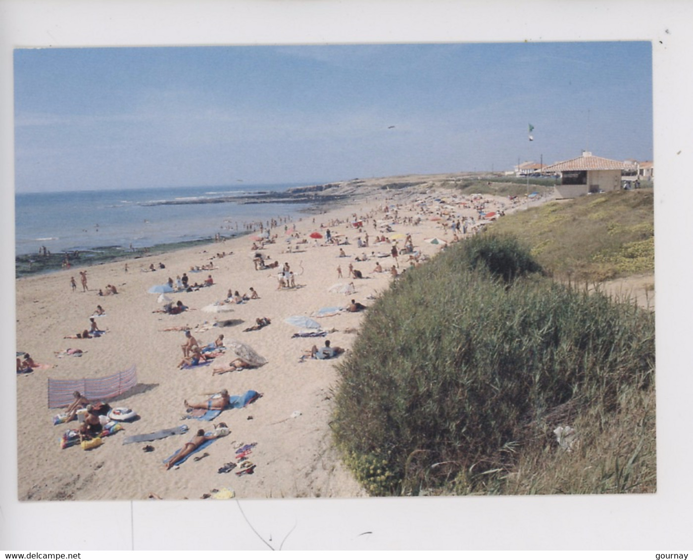 Brétignolles Sur Mer : La Plage De La Sauzaie (cp Vierge N°1127/85 Artaud) - Bretignolles Sur Mer