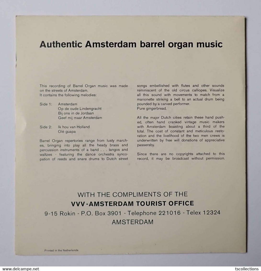 Amsterdam Barrel Organ Music - Autres - Musique Néerlandaise