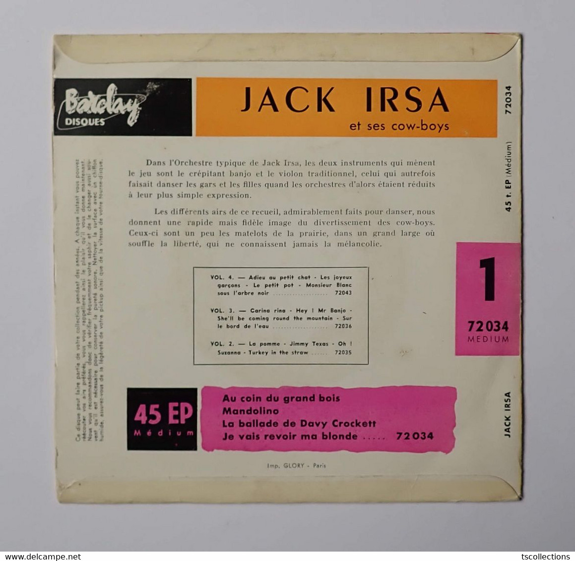 Jack Irsa - Au Coin Du Grand Bois - Jazz