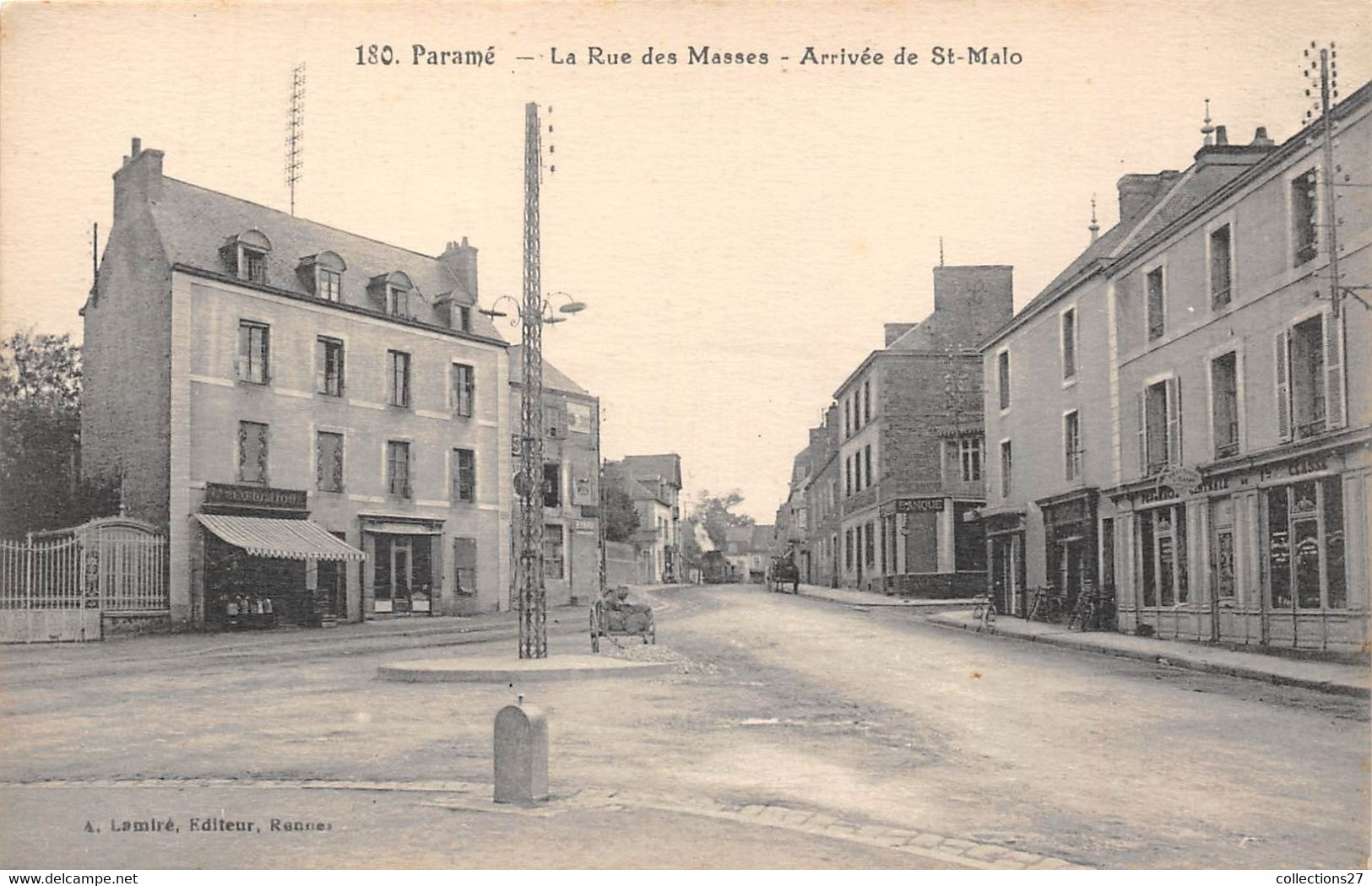 35-PARAME- LA RUE DES MASSES ARRIVEE DE ST-MALO - Parame