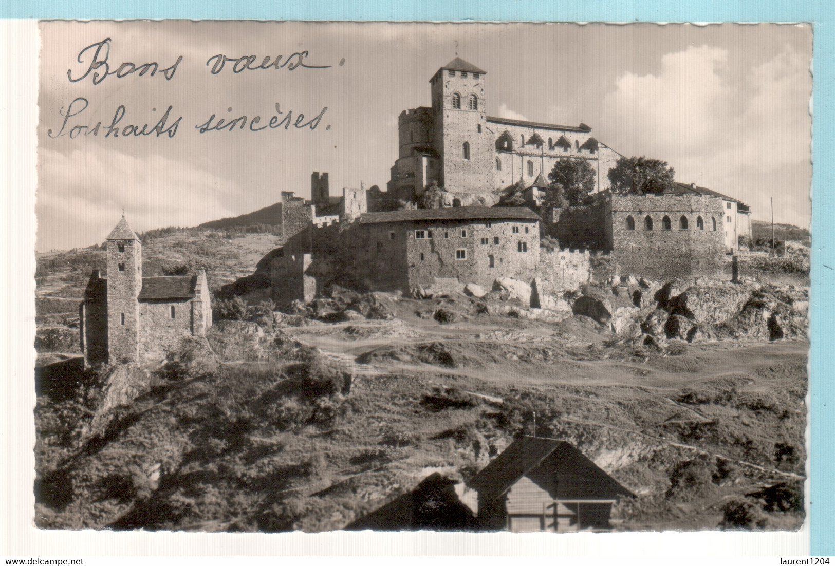 Sion  Le Chateau De Valère Cote Nord Et La Chapelle De Tous Les Saints - Chapelle