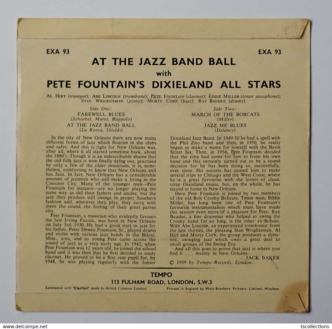 Pete Fountain - At The Jazz Band Ball - Jazz