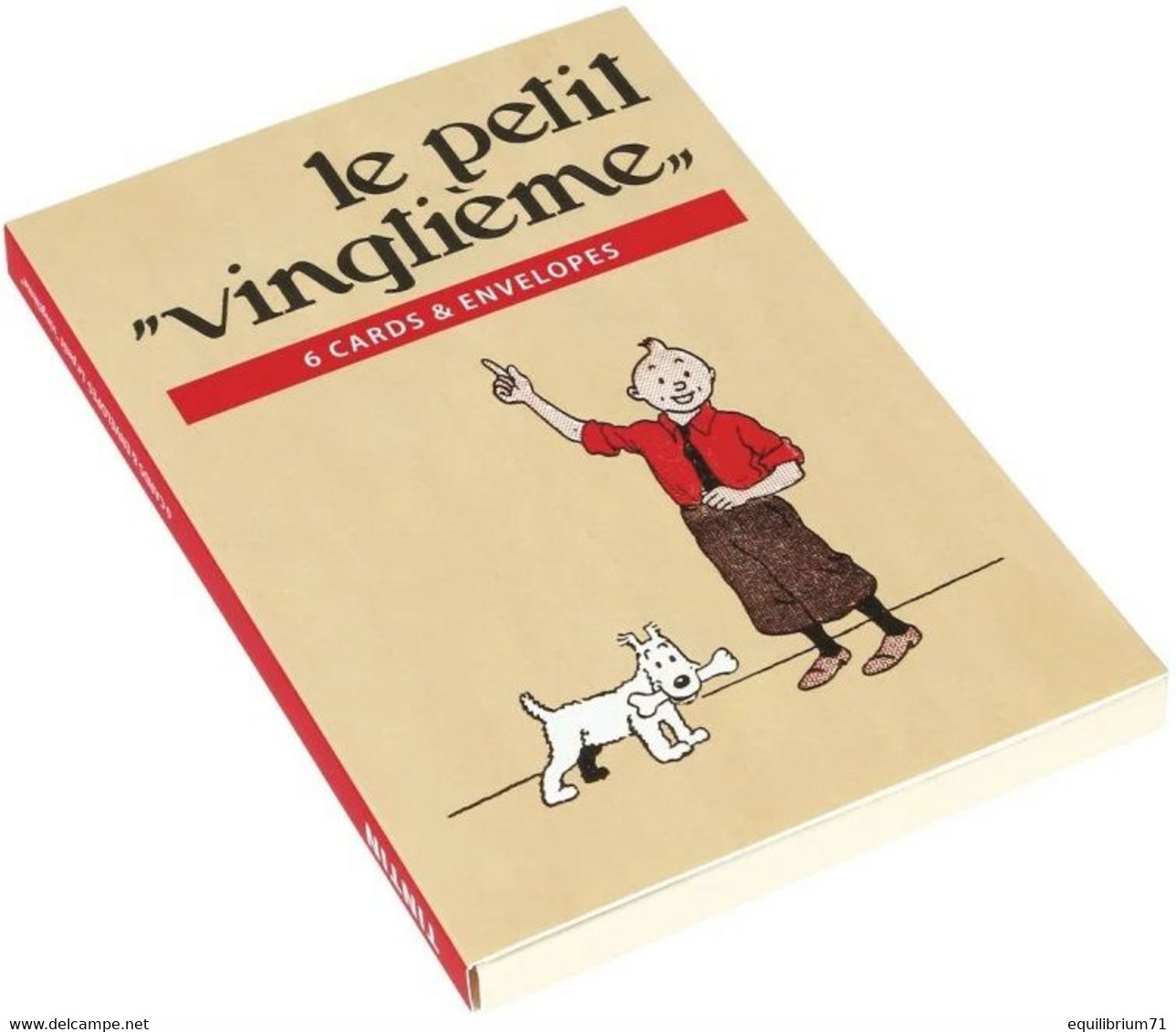 CP/PK** - Kuifje / Tintin / Tim - Milou / Bobbie / Struppi - Set De 6 Cartes Postales + Enveloppes - Petit Vingtième - Philabédés (comics)