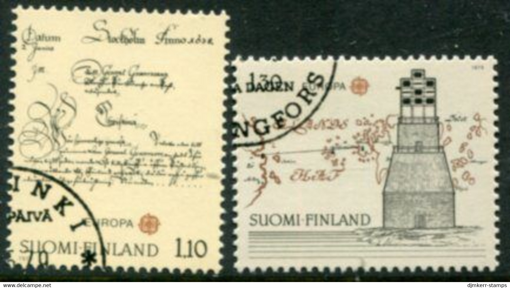 FINLAND 1979 Europa: History Of The Post  Used.  Michel 842-43 - Oblitérés