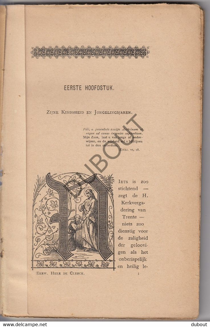 WILLEBROEK - Leven Van Eerwaarde Heer J-B De Clerck - A.M.J. Van Meel, Pastoor Van Diest - 1894    (V1200) - Antiguos