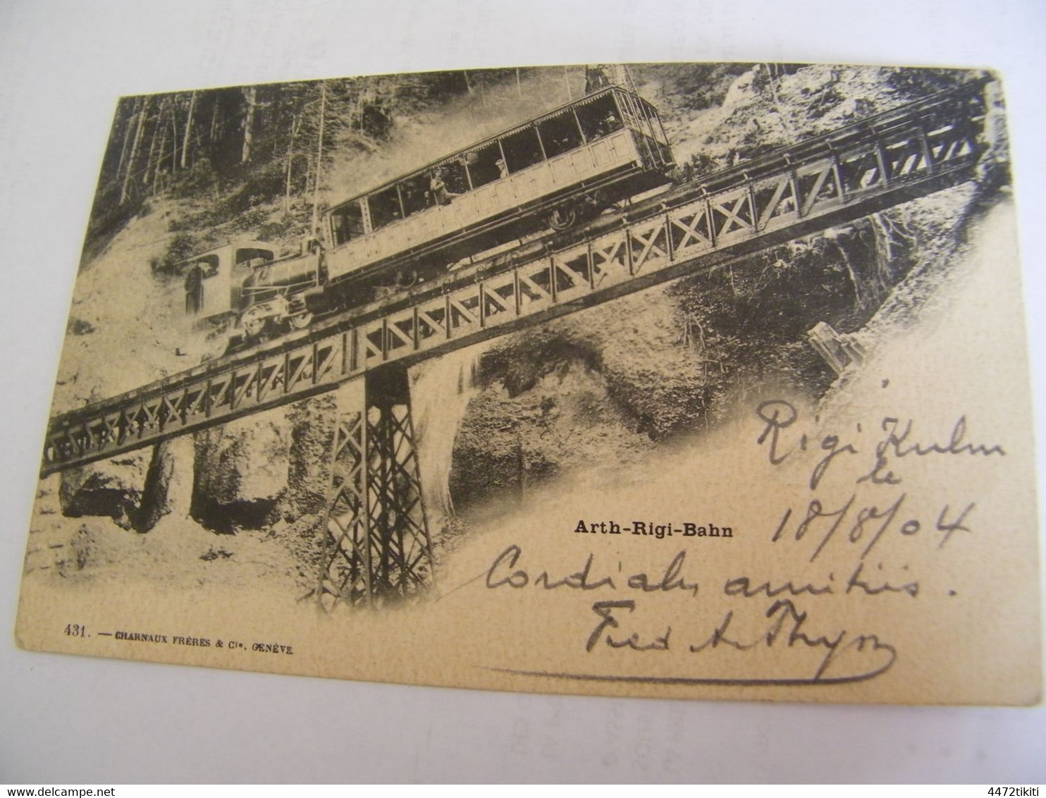 CPA - Suisse - Arth Rigi Bahn - - Locomotive - Train - Chemin De Fer - 1904 - SUP - (GK 93) - Arth