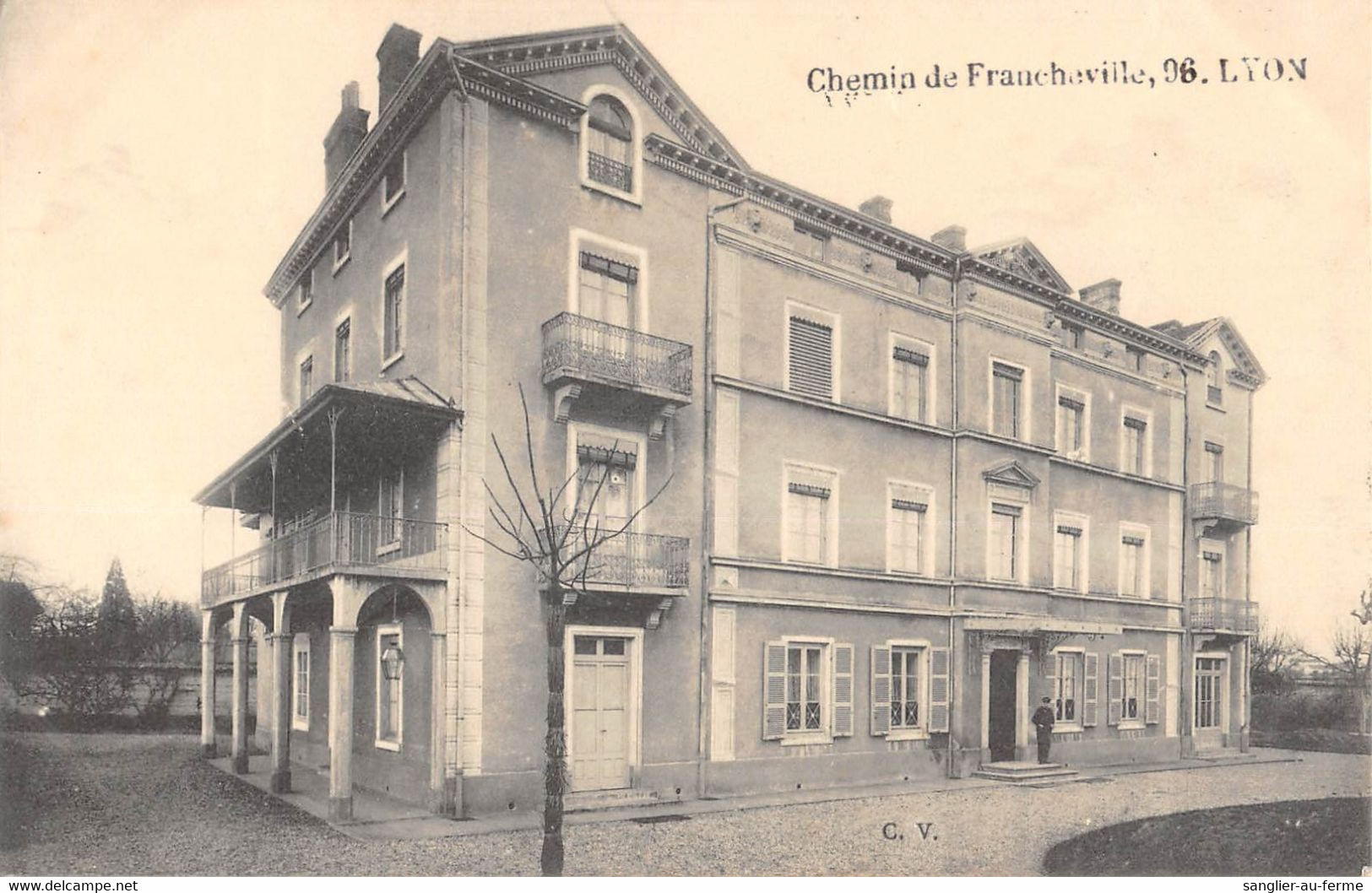 CPA 69 CHEMIN DE FRANCHEVILLE N°96 LYON (cpa Rare - Other & Unclassified