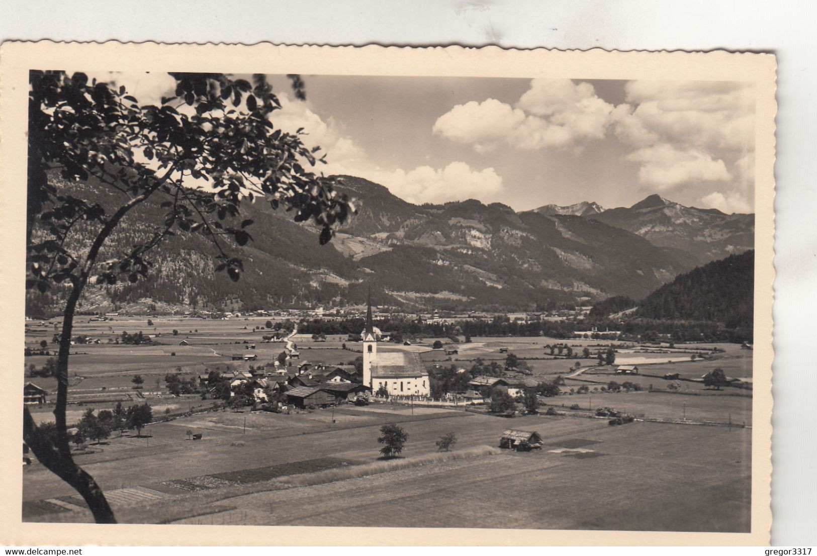 B2806) ST. MARTIN Bei LOFER - Kirche Im Mittelpunkt - Dunn Besiedelte Gegend Rundherum ALT - Lofer