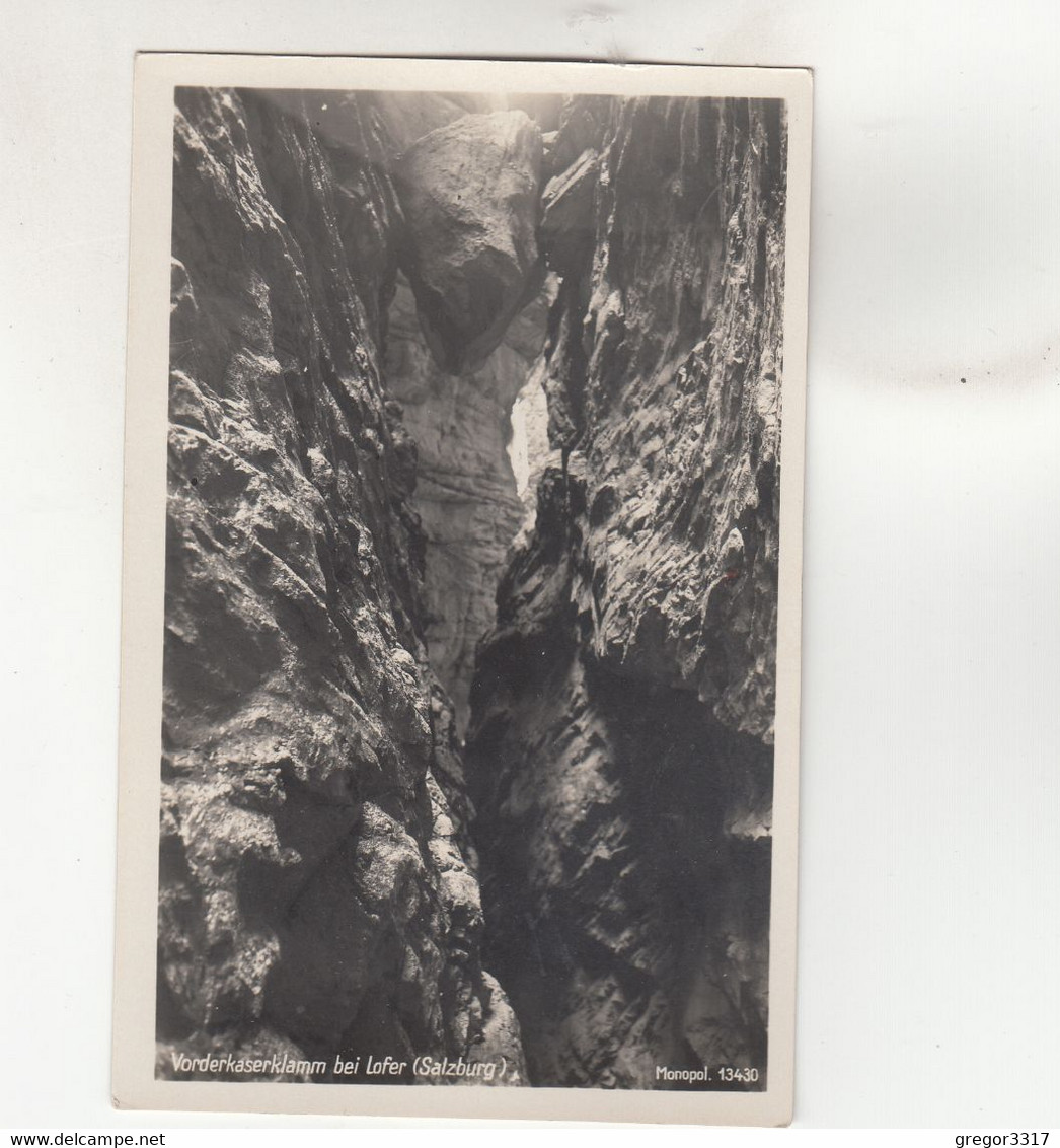 B2808) VORDERKASERKLAMM Lofer - Monopol 13430 - Tolle Sehr Alte Ansicht - Lofer