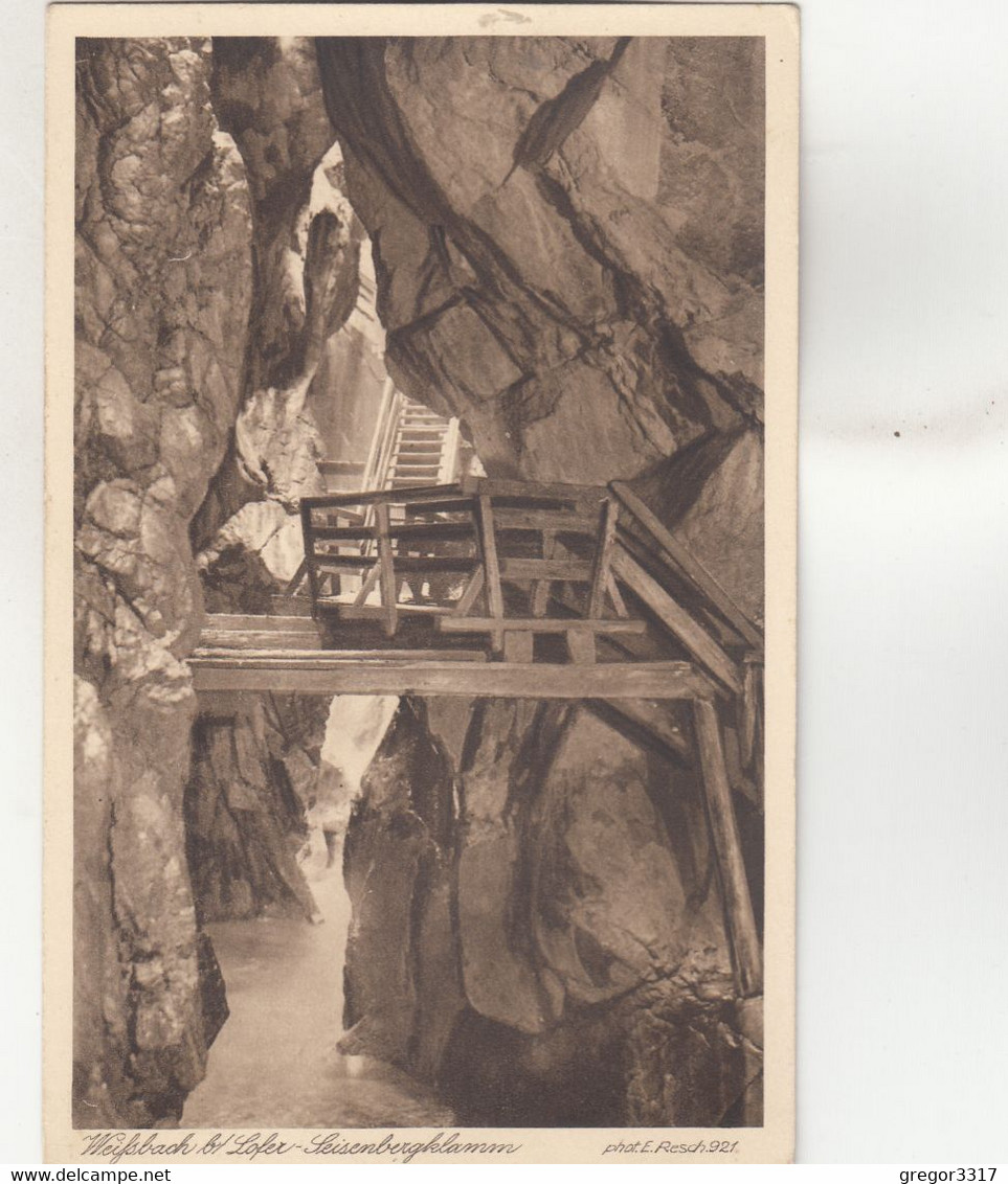 B2811) WEIßBACH Bei LOFER - Seisenbergklamm ALT !! Phot. E. RESCH - - Lofer