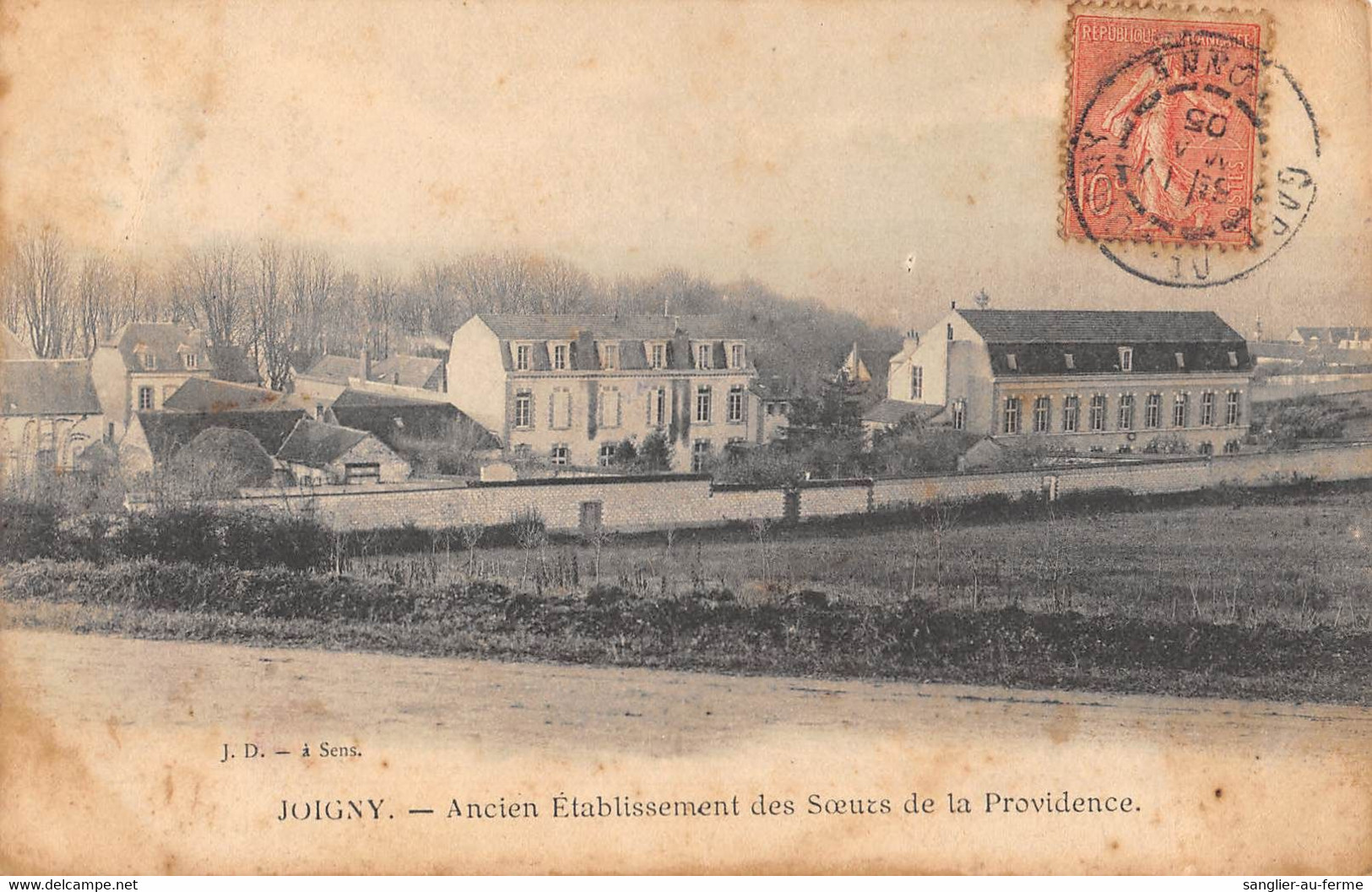 CPA 89 JOIGNY ANCIEN ETABLISSEMENT DES SOEURS DE LA PROVIDENCE - Joigny