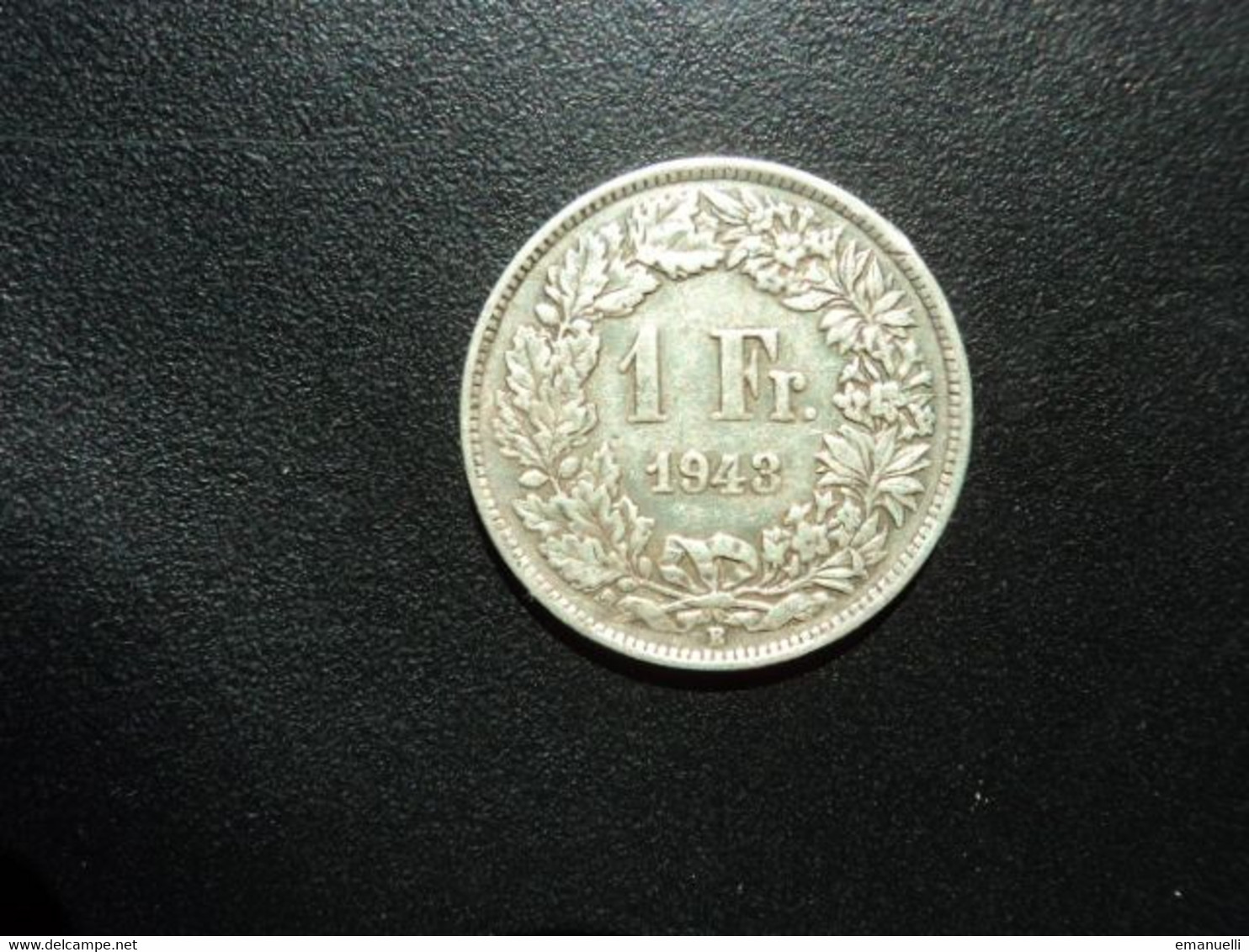 SUISSE : 1 FRANC  1943 B    KM 24 *     SUP - 1 Franc