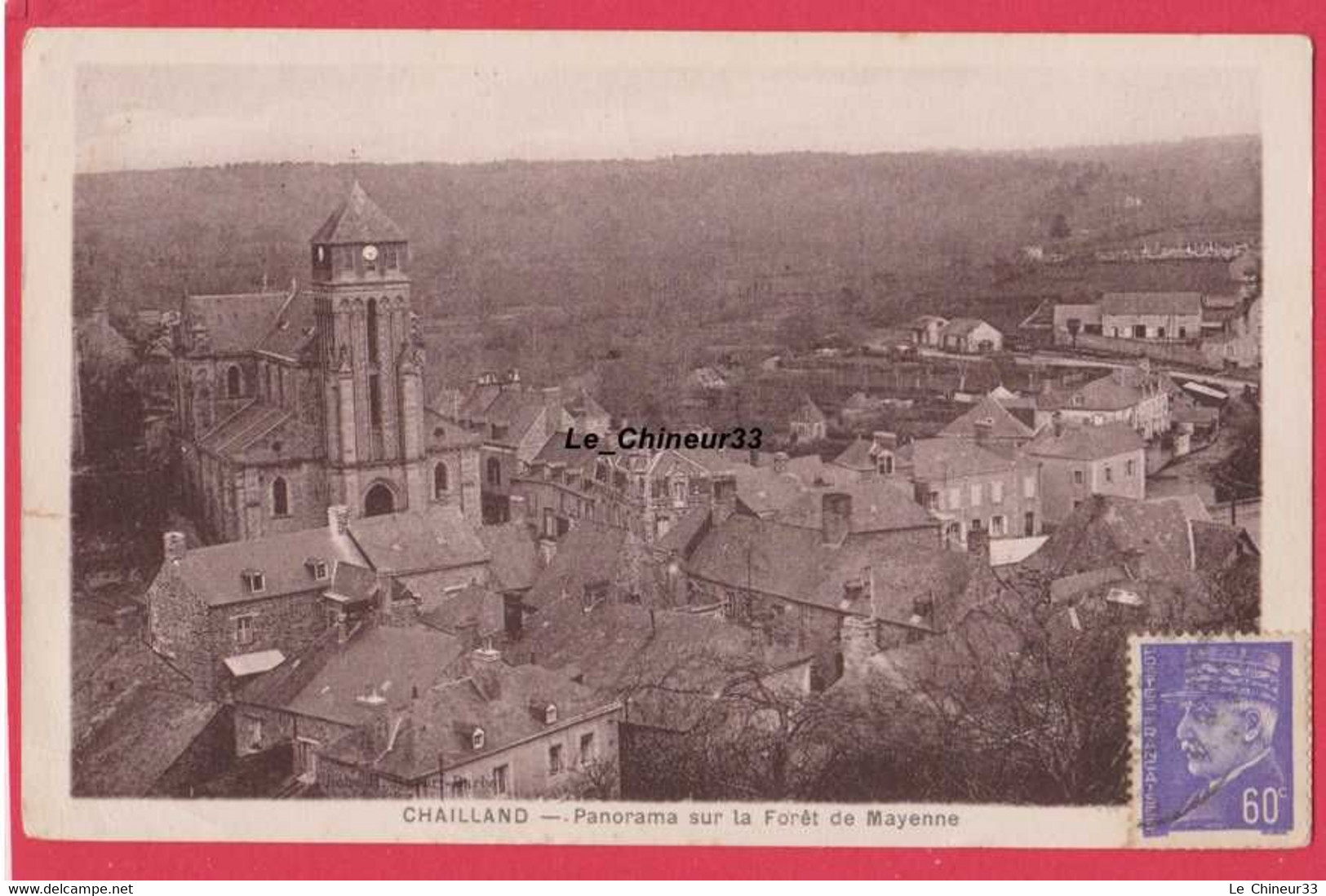 53 - CHAILLAND---Panorama Sur La Foret De Mayenne-----cpsm Pf - Chailland