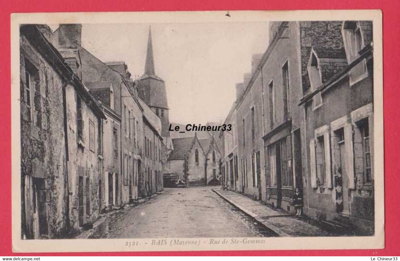 53 - BAIS----Rue De Saint Gemmes----cpsm Pf - Bais