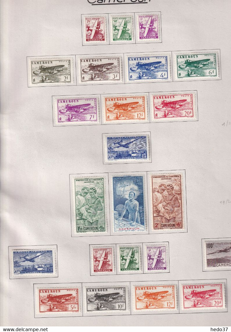 Cameroun Poste Aérienne N°1/41 - Collection Vendue Page Par Page - Neuf * Avec Charnière - TB - Poste Aérienne