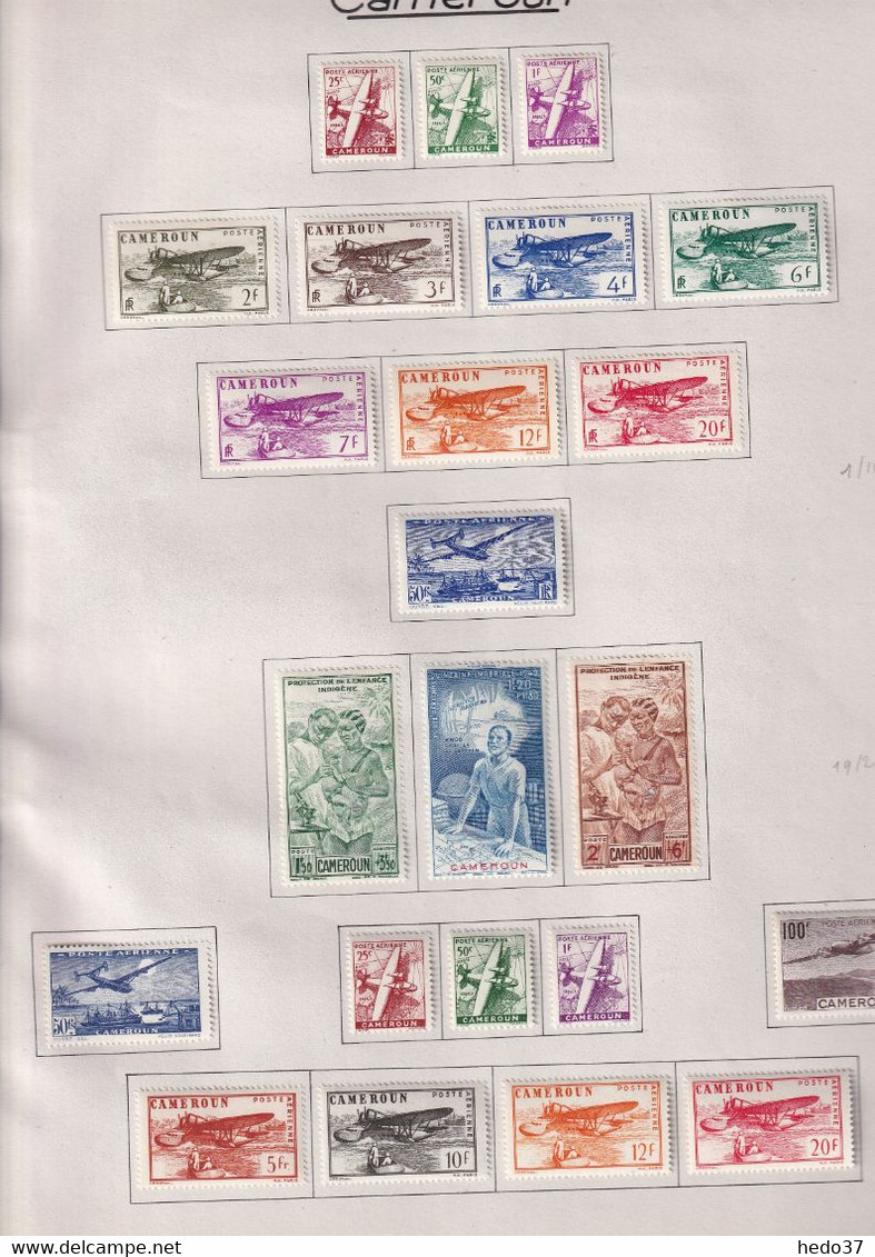 Cameroun Poste Aérienne N°1/41 - Collection Vendue Page Par Page - Neuf * Avec Charnière - TB - Luftpost