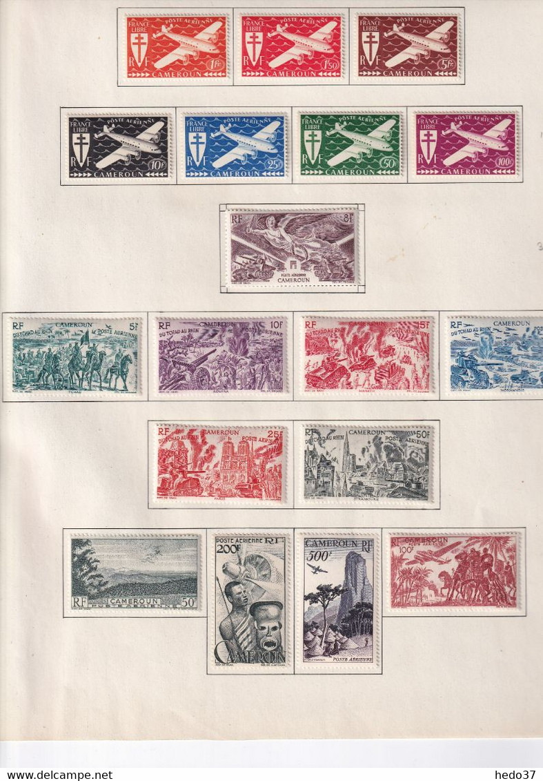 Cameroun Poste Aérienne N°1/41 - Collection Vendue Page Par Page - Neuf * Avec Charnière - TB - Luftpost