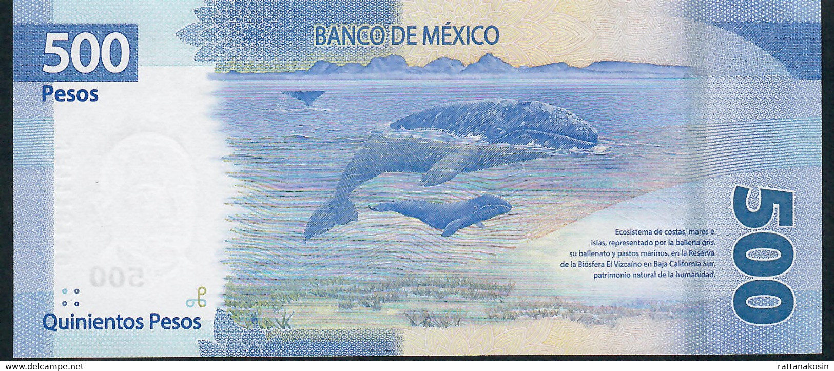 MEXICO  NLP (B717i)   500 PESOS  6.12.2019  #GM  Signature 12   UNC. - Mexique