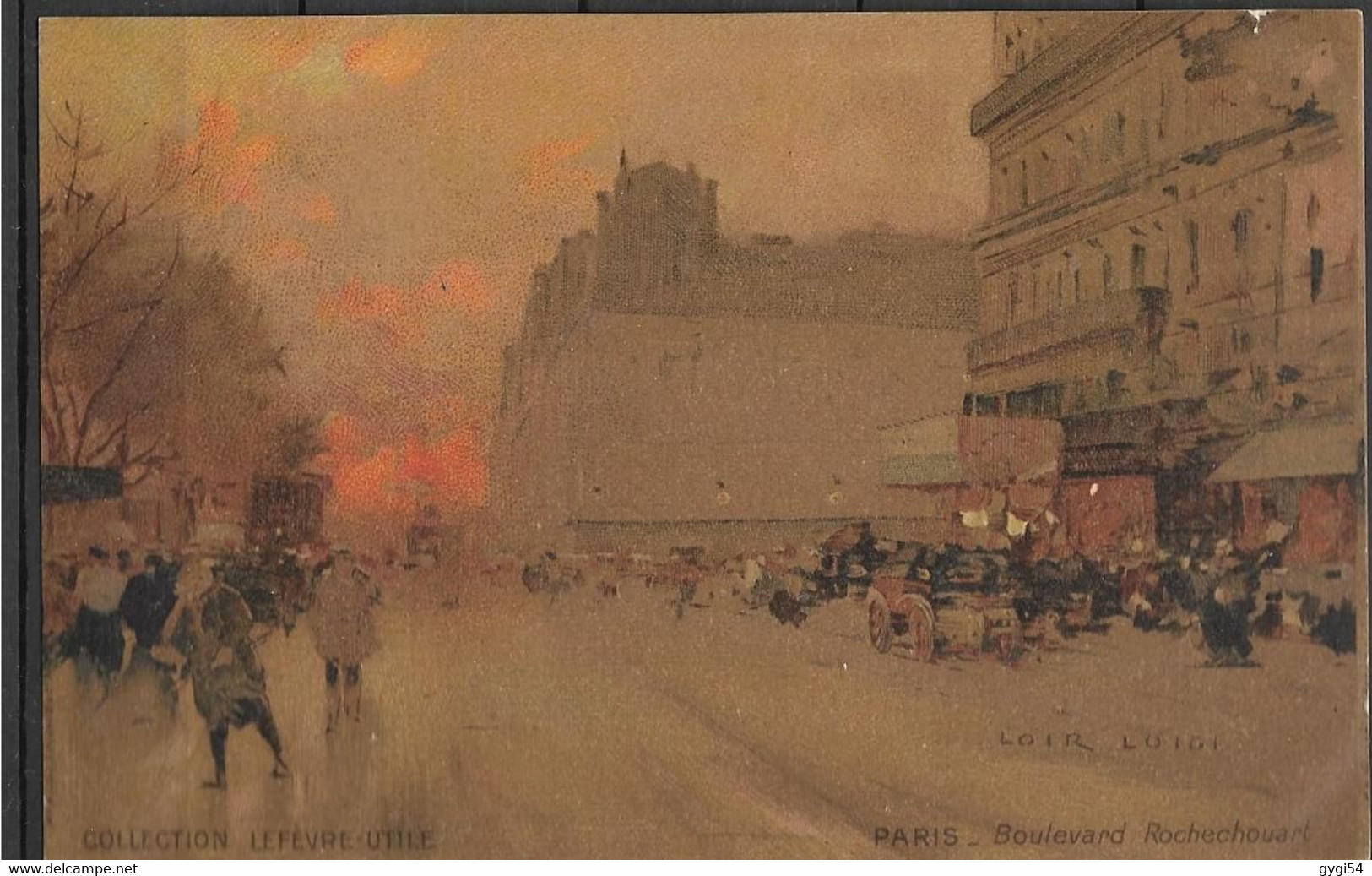 Illustrateur Luigi Loir -Paris -boulevard Rochechouard - Loir