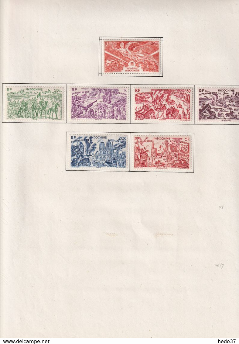 Indochine Poste Aérienne - Collection Vendue Page Par Page - Neuf * Avec Charnière - TB - Luftpost