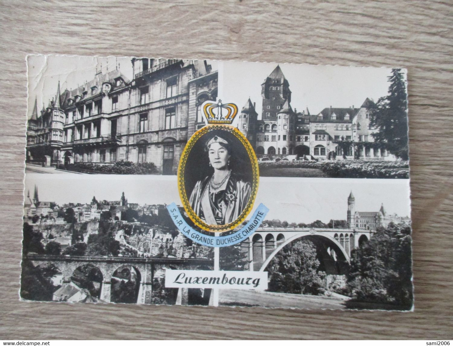 LUXEMBOURG MULTI VUES GRANDE DUCHESSE CHARLOTTE LE PALAIS GRAND DUCAL VUE GENERALE - Famiglia Reale