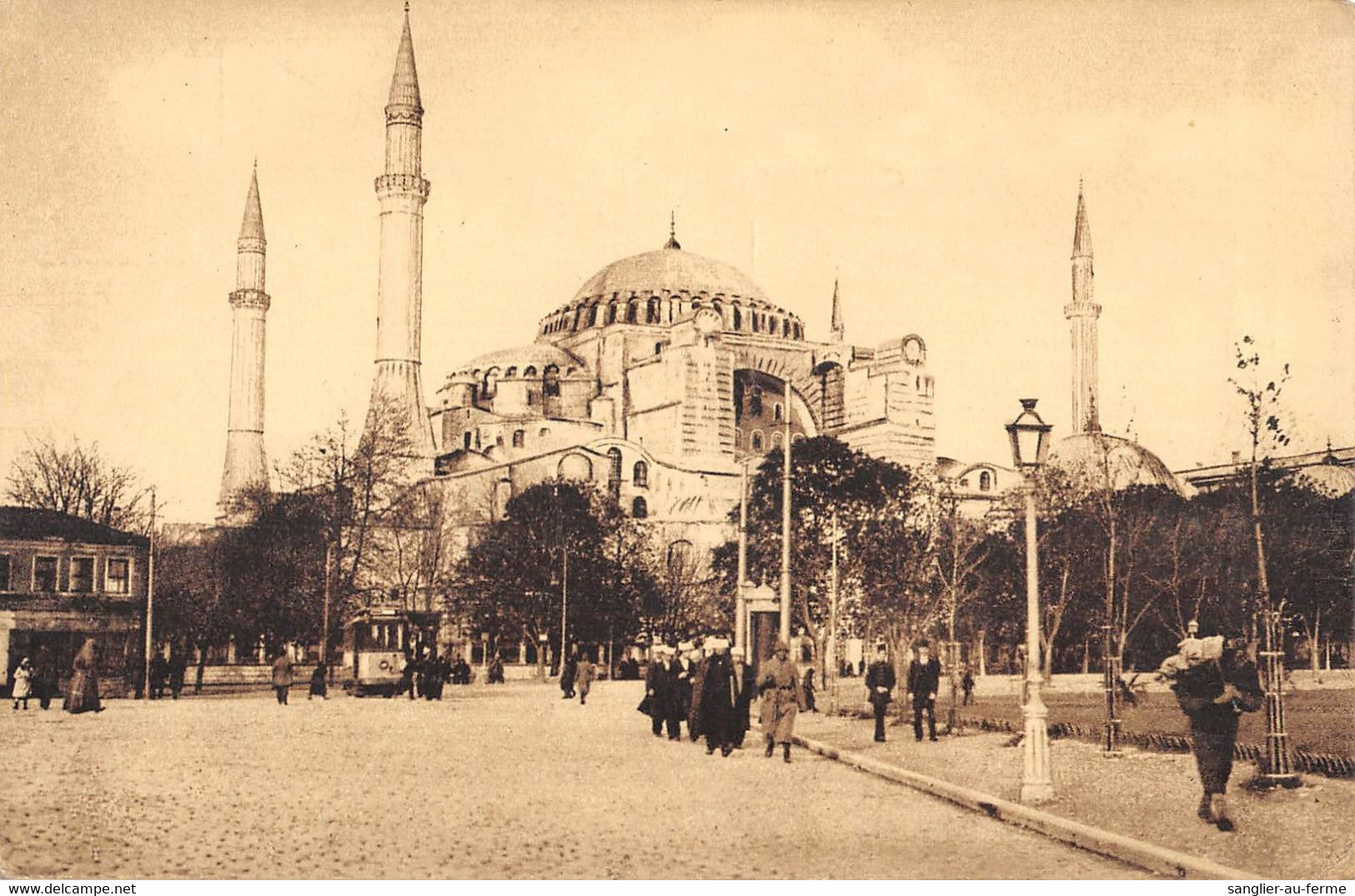 CPA TURQUIE CONSTANTINOPLE KONSTANTINOPEL MOSCHEE Ste SOPHIE (cliché Rare - Turkey