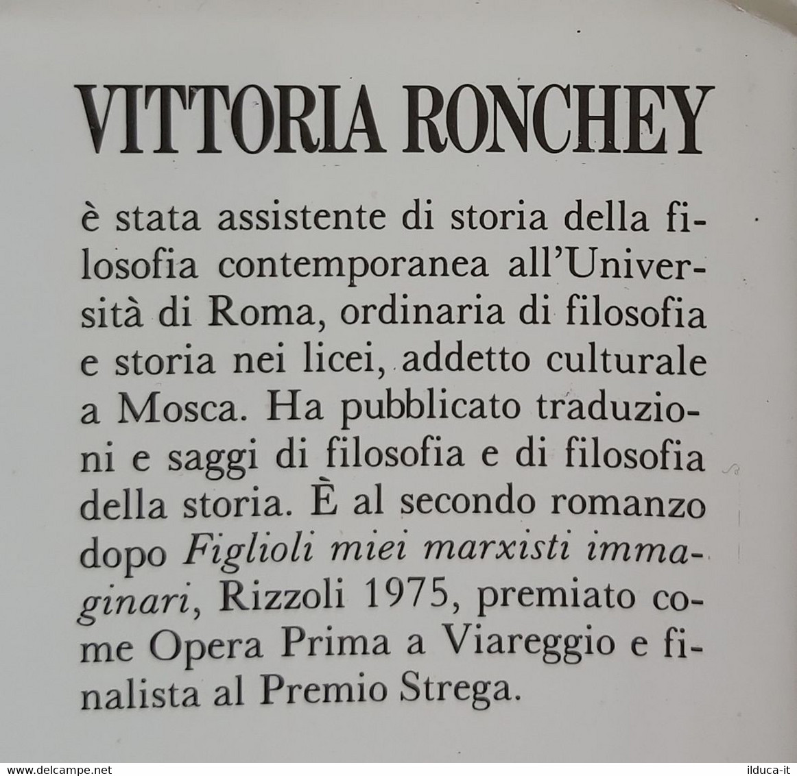 I106348 Vittoria Ronchey - 1944 - Rizzoli 1992 - Histoire