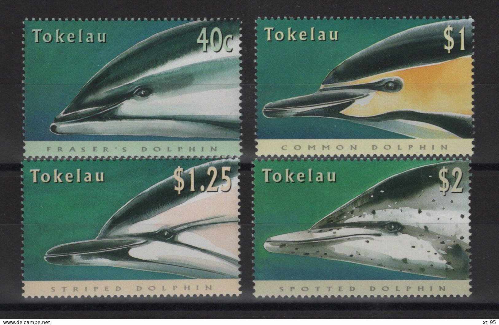 Tokelau - N°229 à 232 - Faune - Dauphins - Cote 11€ - * Neufs Avec Trace De Charniere - Tokelau
