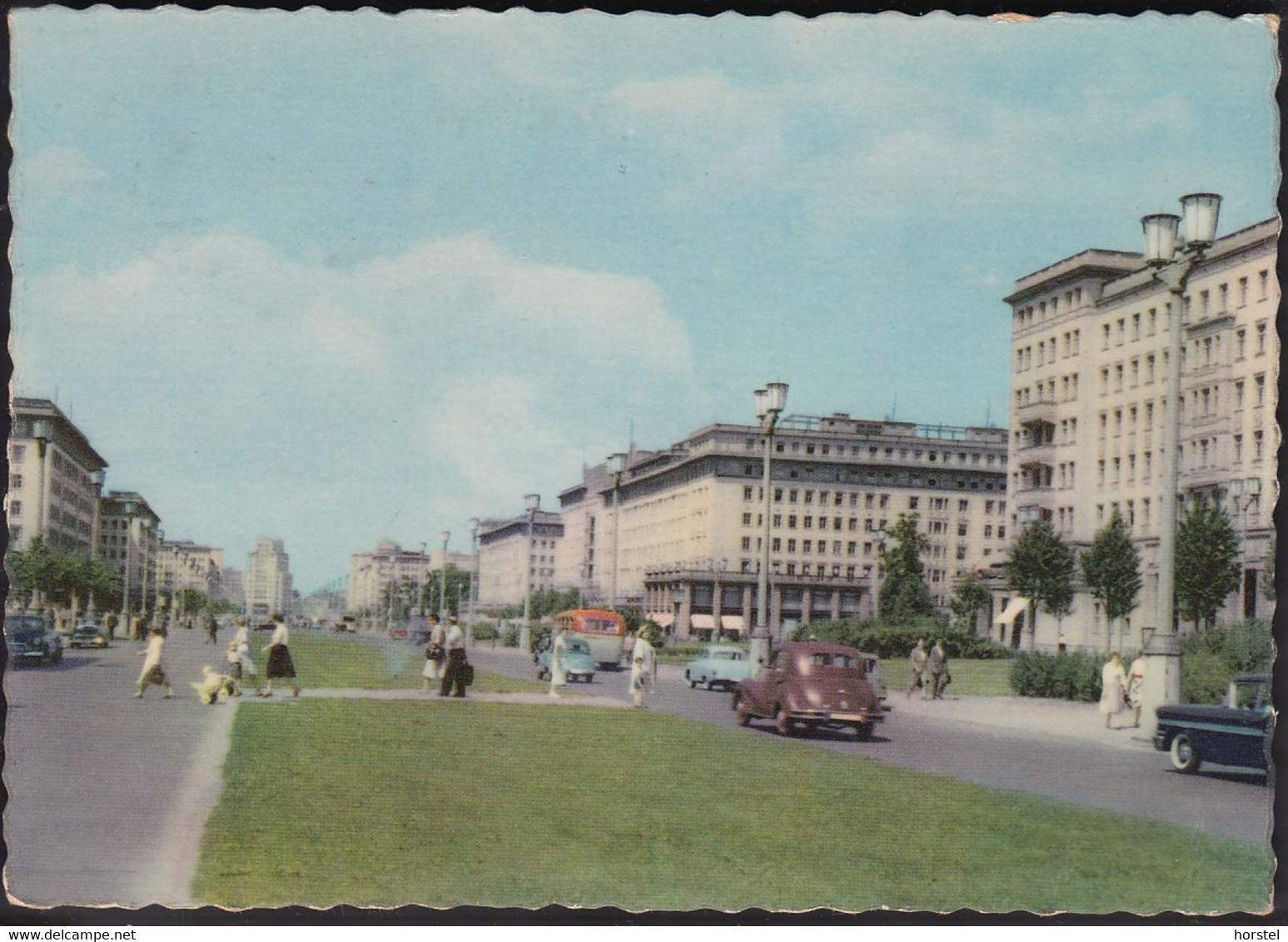 D-10178 Berlin - Mitte - Stalinallee ( Heute Karl-Marx-Allee) - Cars - EMW - Trabant - Reisebus - Nice Stamp - Mitte