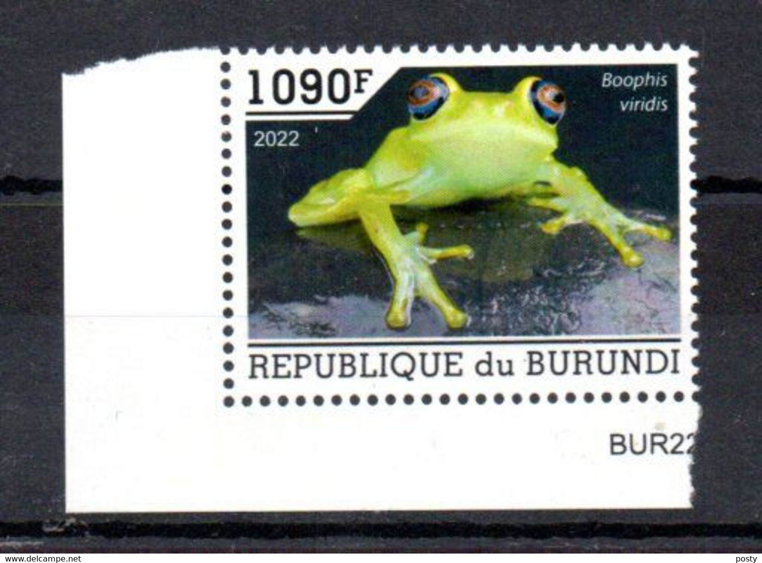 BURUNDI - 2022 - BOOPHIS VIRIDIS - GRENOUILLES - FROGS - FROSCH - 1090F - - Nuevos