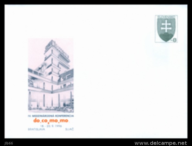 1996 : 4° Conférence Internationale DO.CO.MO ( Architecture Moderne ) COB 13 Michel U 13 - Omslagen