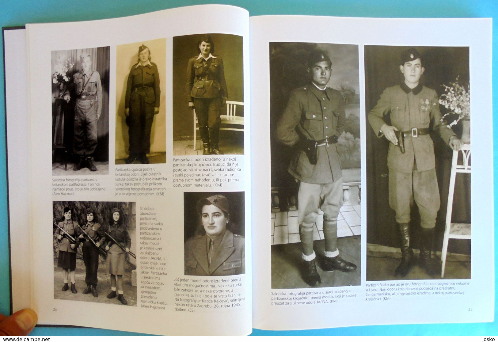 WW2 YUGOSLAVIA PARTISANS (1941-1953) UNIFORMS AND INSIGNIA - Croatia Large Book * Yougoslavie Jugoslavia Slovenia Serbia - Autres & Non Classés