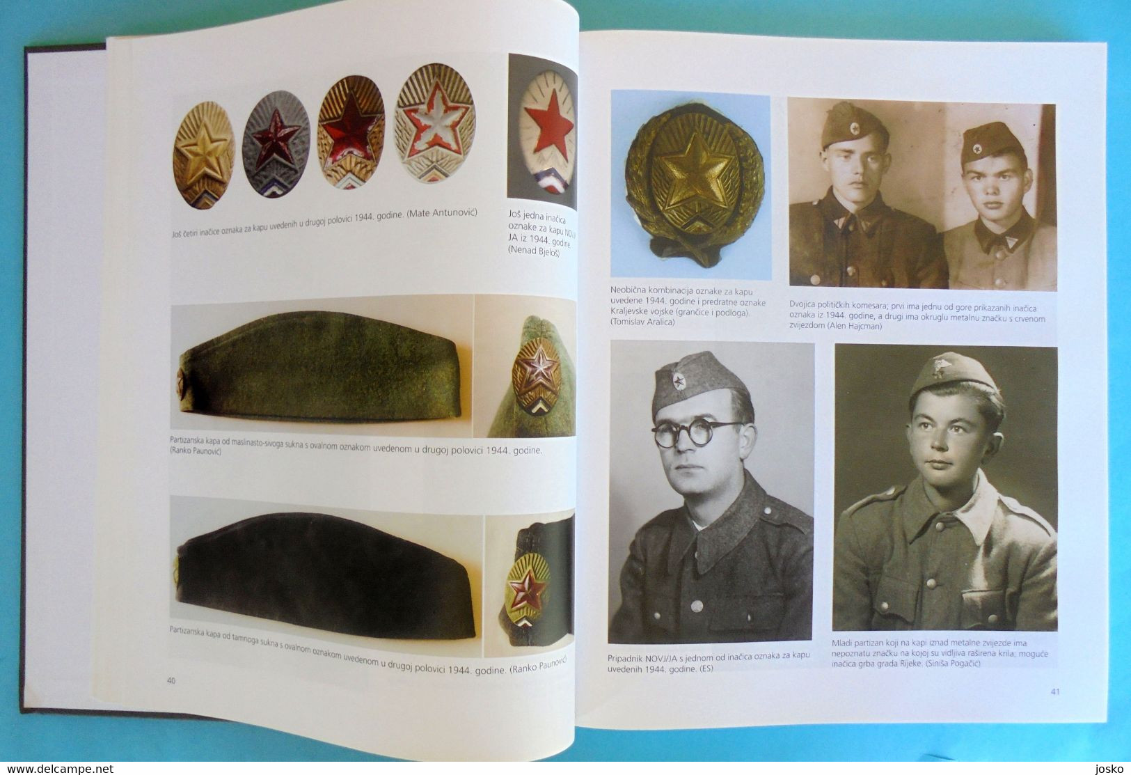 WW2 YUGOSLAVIA PARTISANS (1941-1953) UNIFORMS AND INSIGNIA - Croatia large book * Yougoslavie Jugoslavia Slovenia Serbia