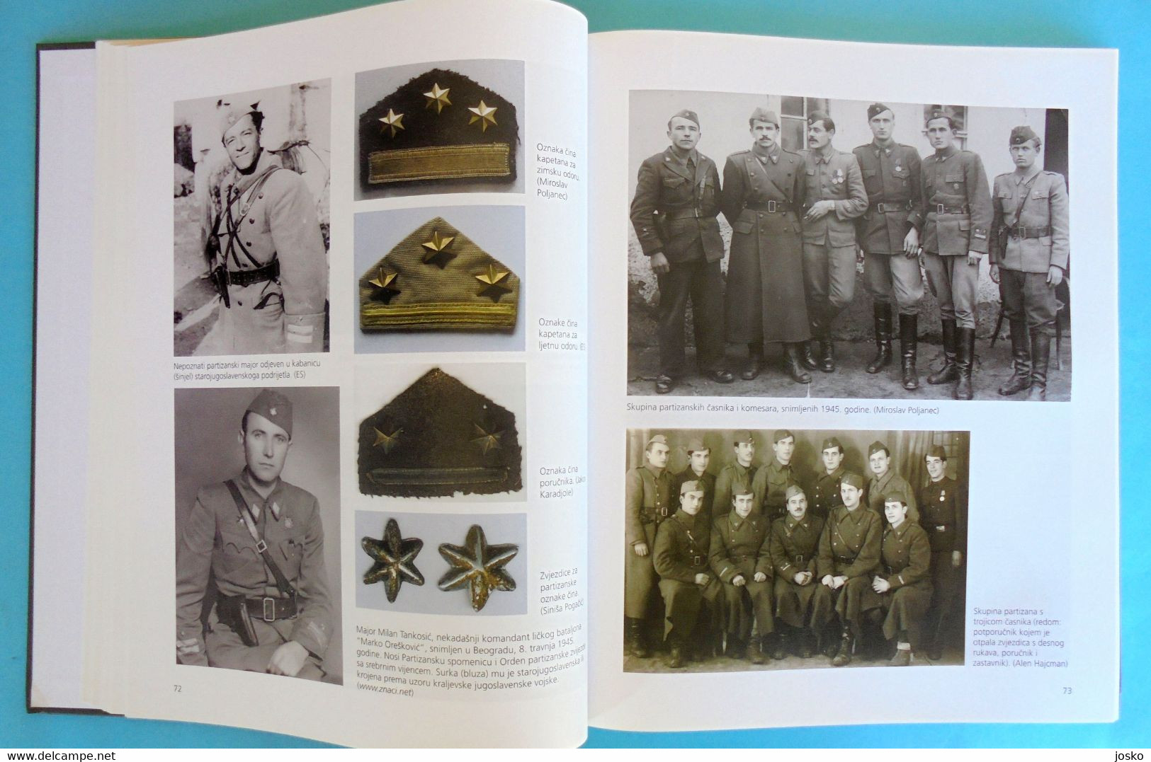 WW2 YUGOSLAVIA PARTISANS (1941-1953) UNIFORMS AND INSIGNIA - Croatia large book * Yougoslavie Jugoslavia Slovenia Serbia